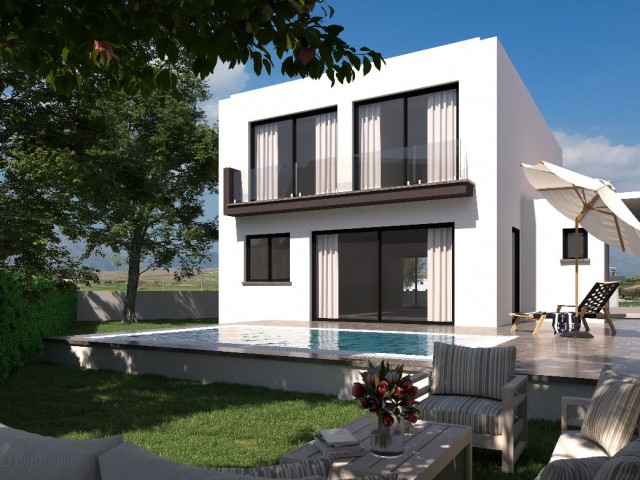 Lefkoşa Kanlıköy'de Proje Aşamasında Eşyasız 3+1 Villa Satışı - Fotoğraf 2
