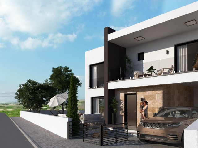 Lefkoşa Kanlıköy'de Proje Aşamasında Eşyasız 3+1 Villa Satışı - Fotoğraf 4