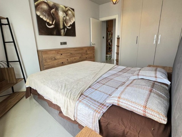 Girne Kaşgar'da Lüks Eşyalı Satılık 1+1 Penthouse - Fotoğraf 2