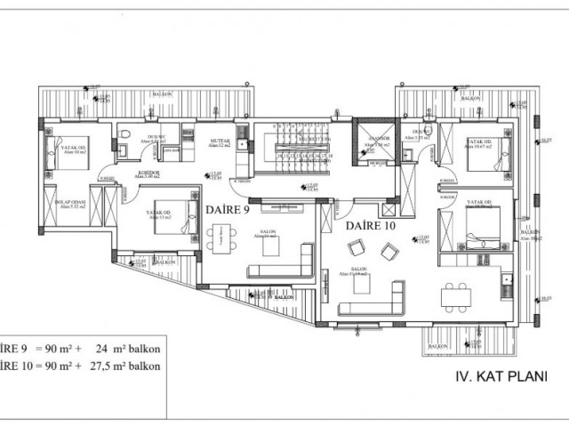 Gazimağusa Merkez'de Proje Aşamasında 2+1 Penthouse, Satılık Fırsat!