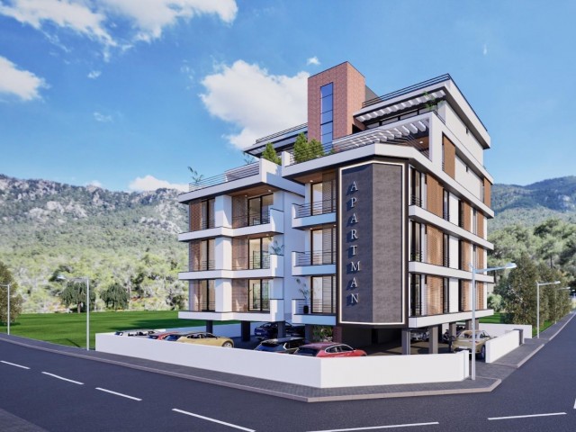 Girne Merkez'de 4 Ay Sonra Teslim | Satılık 2+1 Daireler - Fotoğraf 1
