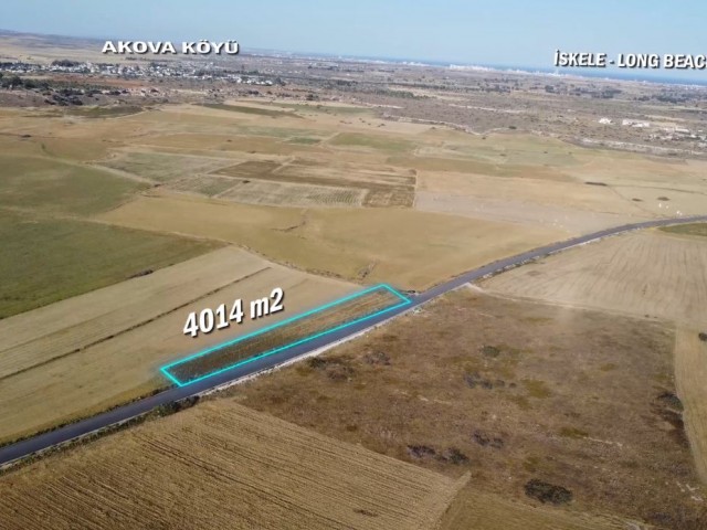 Gazimağusa - Yıldırım’ da Anayola Sıfır 3 Dönüm ( 4014 ) M2 Satılık Arazi *** £40.000 *** - Fotoğraf 2