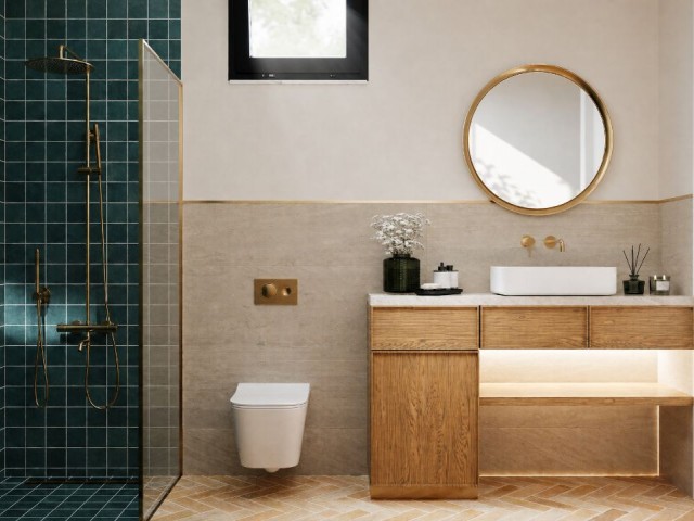 İskele - Bahçeler Taksitli Ödeme Seçenekleri İle Satılık 3+1 İkiz Villalar *** £169.000 **** - Fotoğraf 4