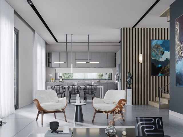 İskele Merkez'de Taksitli Ödeme Seçenekleriyle, (takasa Uygun) Satılık 3+1 Villalar – £265.000 Gbp'den Başlayan Fiyatlarla! - Fotoğraf 3