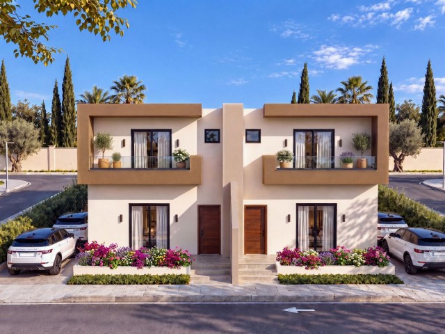 Gazimağusa - Tuzla Proje Aşamasında Taksitli Ödeme İmkanı İle Satılık 3 +1 İkiz Villa ***£159.000*** - Fotoğraf 4