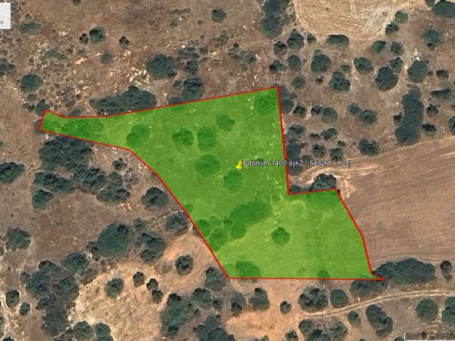 İskele Kumyalı'da 4 Dönüm 1400 Ayk2 ( 5842,11 M2 ) Satılık Arazi - Fotoğraf 3