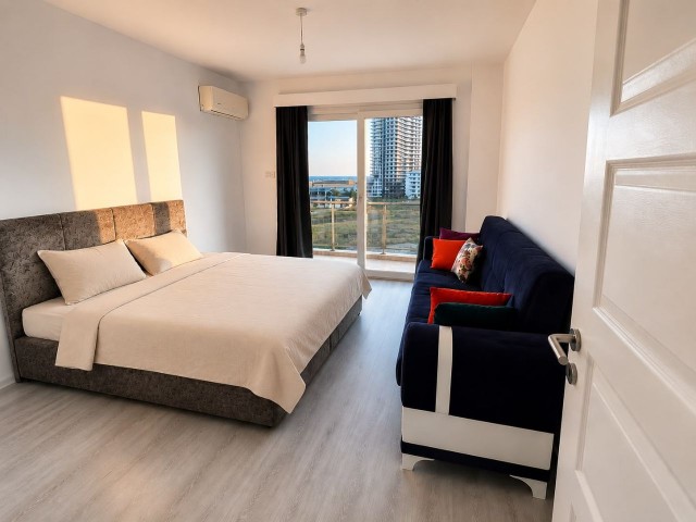 Royal Sun Residence River Blok’ta Eşyalı 1+1 Daire | Long Beach, İskele - Fotoğraf 3
