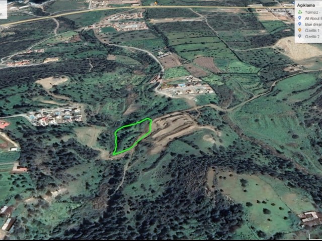 Girne Esentepe'de 4.5 dönüm Projesi hazır Satılık Arsa - Fotoğraf 3