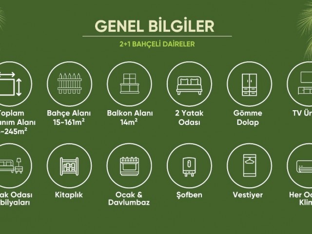 Lapta'da site içerisinde satılık 2 + 1 ikiz villa dağ ve deniz manzarasına sahip - Fotoğraf 2