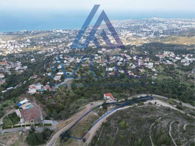 LAPTA/ BAŞPINAR'DA SATILIK 2565 M2 ARAZİ, MÜHTEŞEM DAĞ VE DENİZ MANZARALI