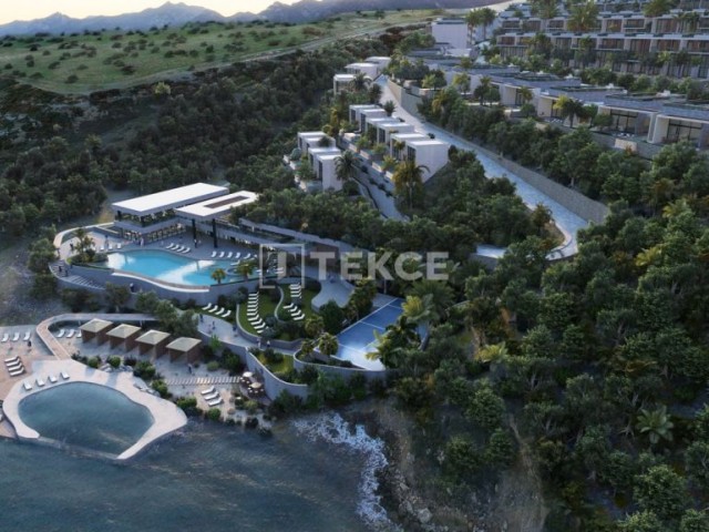 Kuzey Kıbrıs Esentepe`de Denize Sıfır Site İçinde Satılık Daireler