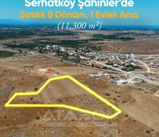SERHATKÖYDE’DE SATILIK 8 DÖNÜME ARSA