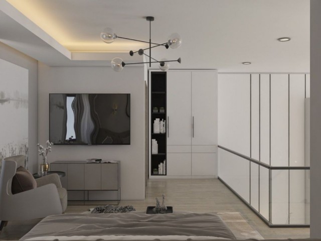 Tam Direkt Havuz Manzaralı 2+1 Loft Daire – Elysium Projesi, İskele Long Beach - Fotoğraf 2