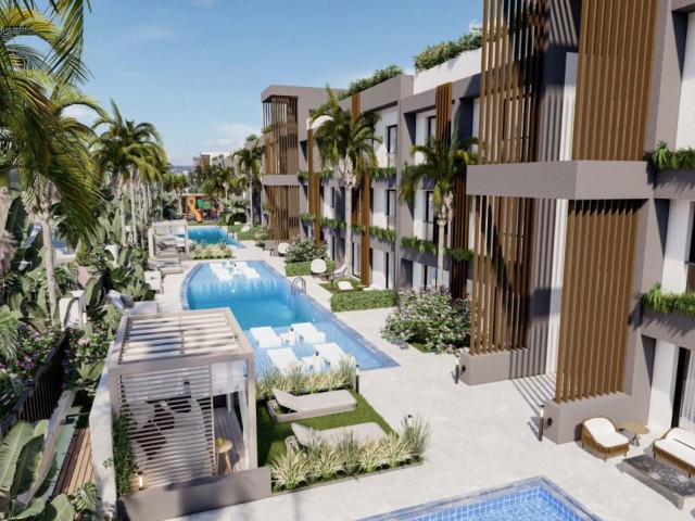 İskele Long Beach' De Eşsiz Mühteşem Proje 1+0 - 1+1 - 2+1 Satılık Daireler - Fotoğraf 1