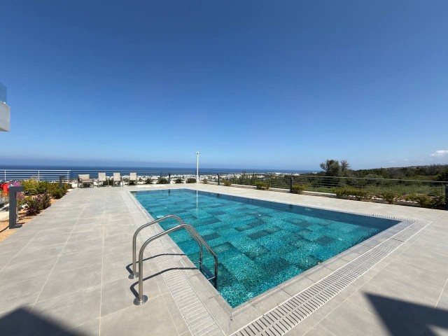 Girne Esentepede Full Deniz Manzaralı Satılık 1+1 Loft Daire – Roof Teraslı - Takas ve Ödeme Planlı - Fotoğraf 2