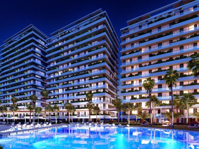 İskele Grand Sapphire'de Satılık Mükemmel Daire! Havuz VE Deniz Manzaralı 1+1 Daire, Anahtar Teslimine Kadar Ödeme Planı ile Sizi Bekliyor! - Fotoğraf 3