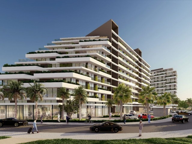 İskele Grand Sapphire'de satılık mükemmel daire! Dag manzaralı 1+0 daire, kompleksteki EN İYİ FİYAT ile sizi bekliyor! F Blok