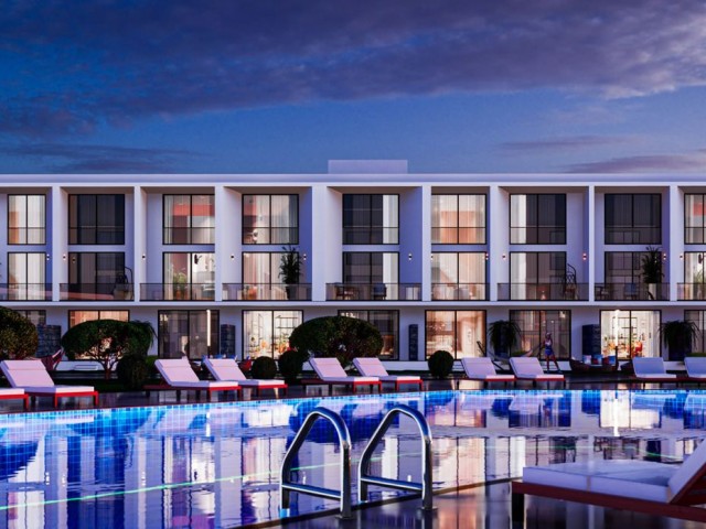 Acil Satılık! Resale (İkinci El) Deniz Manzaralı 1+1 Loft – Courtyard Platinum, Long Beach / İskele