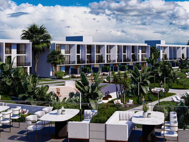 Acil Satılık! Resale (İkinci El) Deniz Manzaralı 1+1 Loft – Courtyard Platinum, Long Beach / İskele - Fotoğraf 2