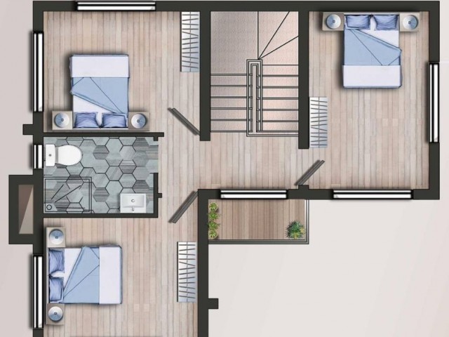 Çatalköy'da 4+1 SIFIR villa - Fotoğraf 4