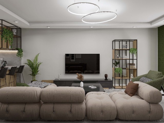 İskele Ötüken Çemberinde Esnek Ödeme Planı İle Prestijli Otel Konseptiyle Donatılmış Satılık 1+1 Daire - Fotoğraf 1