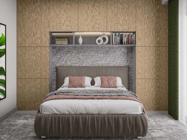 Kıbrıs'ın Kalbi İskele'de Vade Farksız 40 Ay Ödeme Planıyla Otel Konseptli Satılık 1+1 Loft - Fotoğraf 2