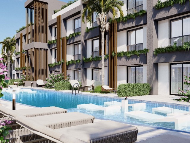 İSKELE ÖTÜKEN'DE SATILIK TRİPLEX 2+1 LOFT PENTHOUSE / ESNEK ÖDEME PLANI & OTEL KONSEPTİ