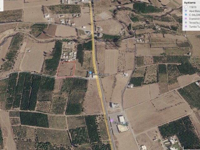 Güzelyurt Merkez'de Doğa Manzaralı Konut İmarlı Arsa Satışı - 2007 m² - Fotoğraf 1
