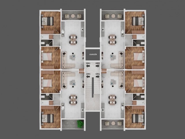 Küçük Kaymalı Macro Market Hemen Arkası’nda 2+1 ve Penthouse Daireler Satılıktır - Fotoğraf 4