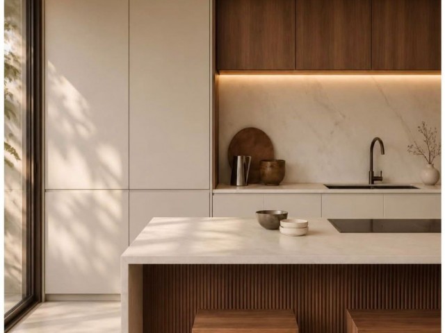 Lansmana Özel Satılık Lüx Daireler Gönyeli Aşıklar Tepesinde 3+1 Zemin 2+1 Dublex ve Penthouse Seçenekleriyle - Fotoğraf 3