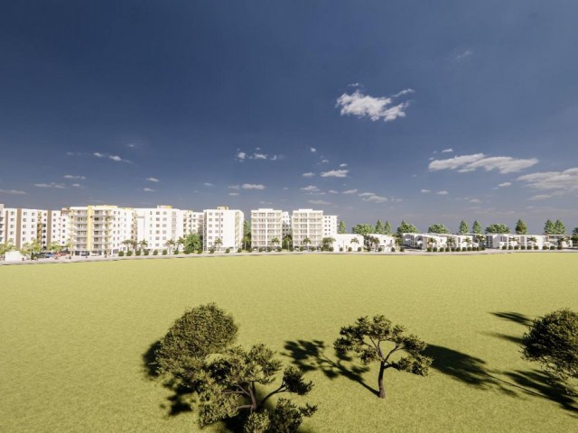 Lefkoşa Demirhan Bölgesinde Erülkü Süpermarket Karşısı 1+1, 2+1 , 3+1 ve Penthouse Daireler Satılık