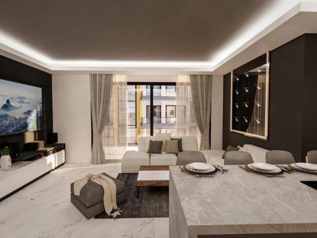 Lefkoşa Demirhan Bölgesinde Erülkü Süpermarket Karşısı 1+1, 2+1, 3+1 ve Penthouse Daireler Satılık