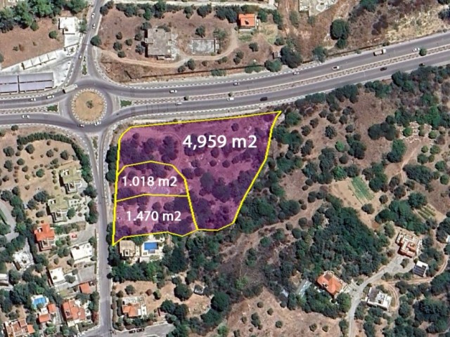GİRNE'DE SATILIK 7000 M2 KONUT İMARLI ARAZİ