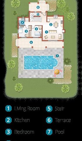 Alluring 4 bedroom hillside villa - Fotoğraf 3