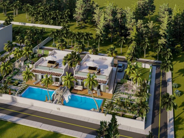 Girne esentepe’de lüks projede deniz manzaralı 3+1 müstakil villa