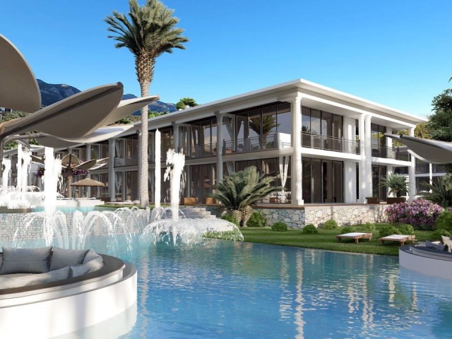Satılık Denize sıfır müstakill havuzlu villa eşsiz bir projede