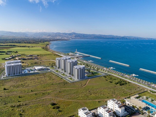 Lefke denize sıfır türk koçanlı 5 yıldızlı Dedeman hotel projesinde satılık daire .