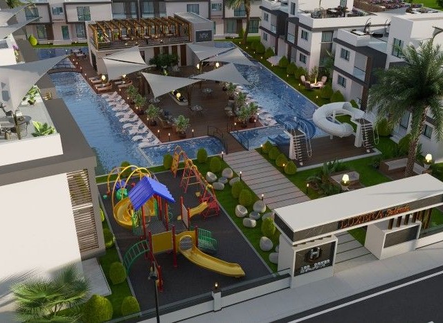 265.000 £ + KDV - YENİBOĞAZICI'DA 96 m2 ÇATI TERASLI 3 YATAK ODALI DAİRE