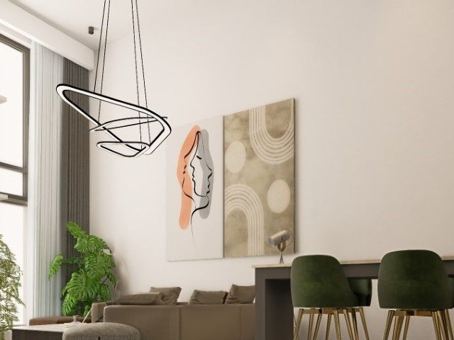 İskele'nin Kalbinde Off Plan 2 Yatak Odalı veya 2 Yatak Odalı Loft Daire