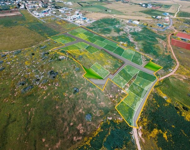 Yeniboğazıcı'da 600m2 İle 733m2 Arasındaki Arsaların Fiyatları 87.500£'dan Başlıyor. - Fotoğraf 1