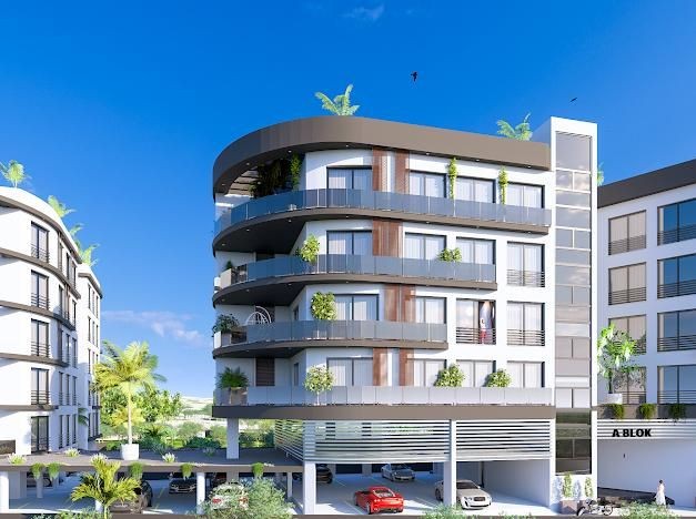 KIBRIS LEFKOŞA GÖNYELİ BÖLGESİNDE  UYGUN ÖDEME KOŞULLARIYLA TÜRK KOÇANLI SATILIK 1+1  2+1  VE 3+1  DAİRELER