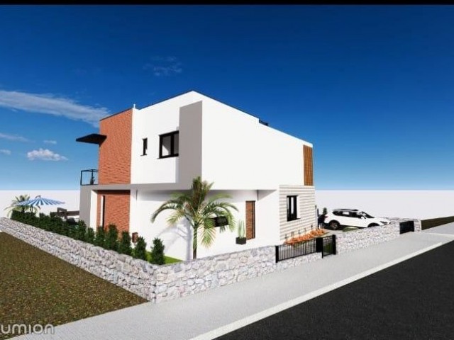 Girne Çatalköy'de 4+1 Villa Projesi Hazır Ruhsatı Ödenmiş Satılık 649 m2 Arsa (Tek Yetkili ) - Fotoğraf 3