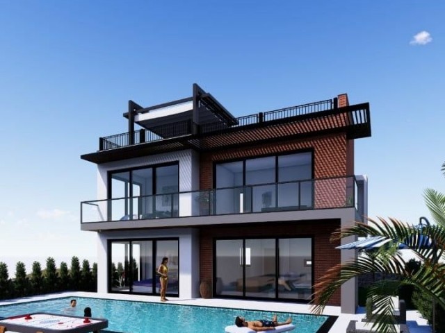 Girne Çatalköy'de 4+1 Villa Projesi Hazır Ruhsatı Ödenmiş Satılık 649 m2 Arsa (Tek Yetkili ) - Fotoğraf 4