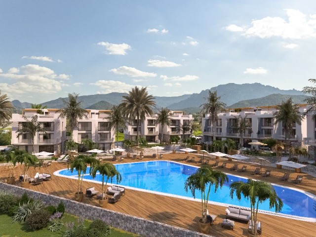 Tatlısu Marina ve Plaja Yürüme Mesafesinde 1+1 Bahçe Katı Daire