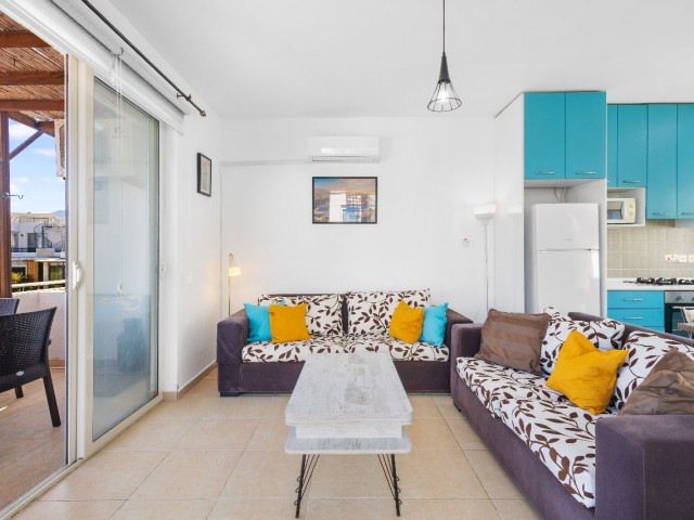 ✨ Tamamen Mobilyalı 2 Yatak Odalı, 2 Banyolu Çatı Teraslı ve Muhteşem Deniz ve Dağ Manzaralı Penthouse – Turtle Bay Village - Fotoğraf 3