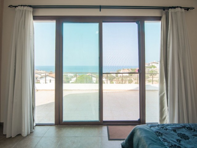 Sea View 3-Bedroom Triplex Villa in Bahçeli, Kyrenia