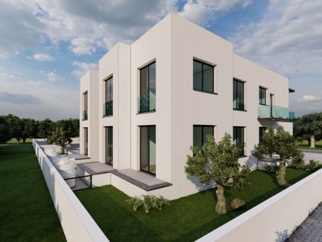 LEFKOŞA BATIKENT'TE 3+1 TÜRK MALI BAHÇELİ VE TERASLI DAİRELER