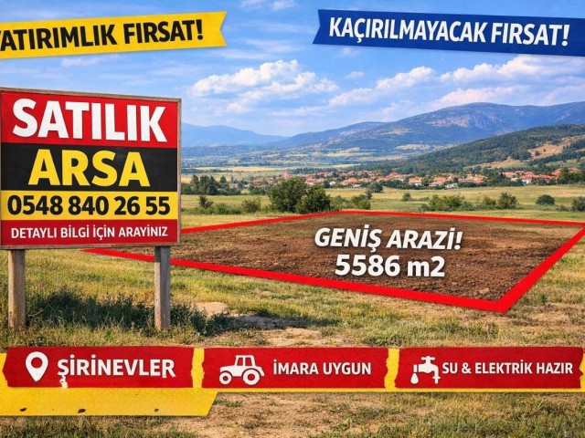Girne Şirinevler de İmara Açık 4 Dönüm Arazi
