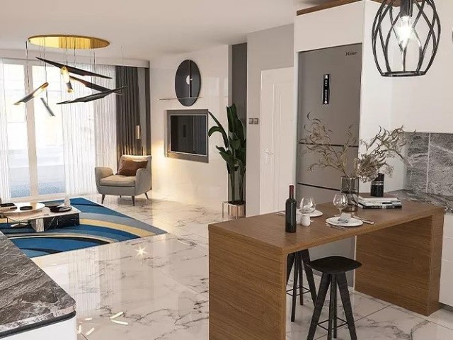 Kıbrıs İskele Bölgesinde Muhteşem Bir Proje.. Özel Ödeme Planına Sahip, Satılık 1+1 1+1 Loft ve 2+1 Ultralüks Daireler - Fotoğraf 2