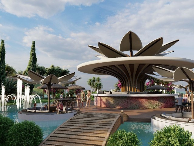 Kıbrıs Girne Esentepe Bölgesinde Deniz Kenarında 5 Yıldızlı Otel Konseptinde Satılık Daireler - Fotoğraf 1